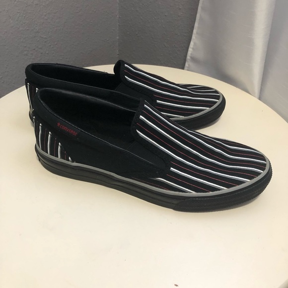 Converse Other - Converse All Star Striped Slip On Shoes